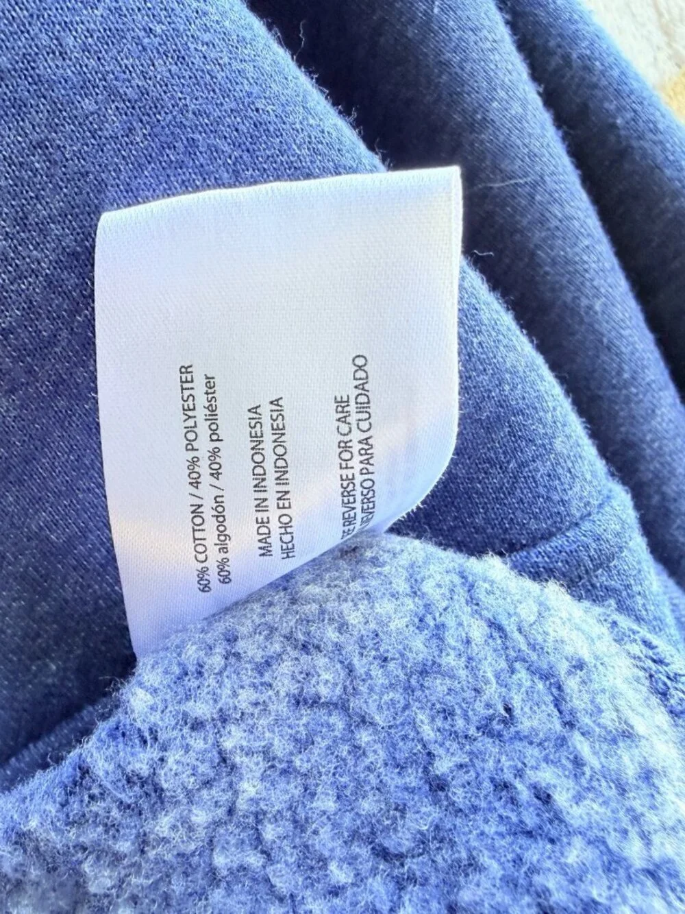 ORVIS Long Sleeve 1/4 Zip Blue Pullover Camping Sweatshirt Men's Size L